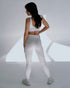 Basic Ribbed Leggings White